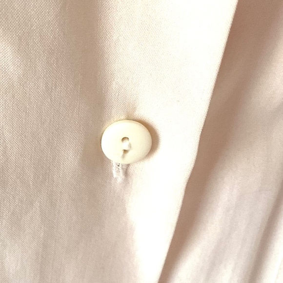 NWT VINTAGE 100% silk SIGNATURE SILKS CREAM SHORT SLEEVE OFFICE WORK SIZE LARGE - Picture 9 of 12